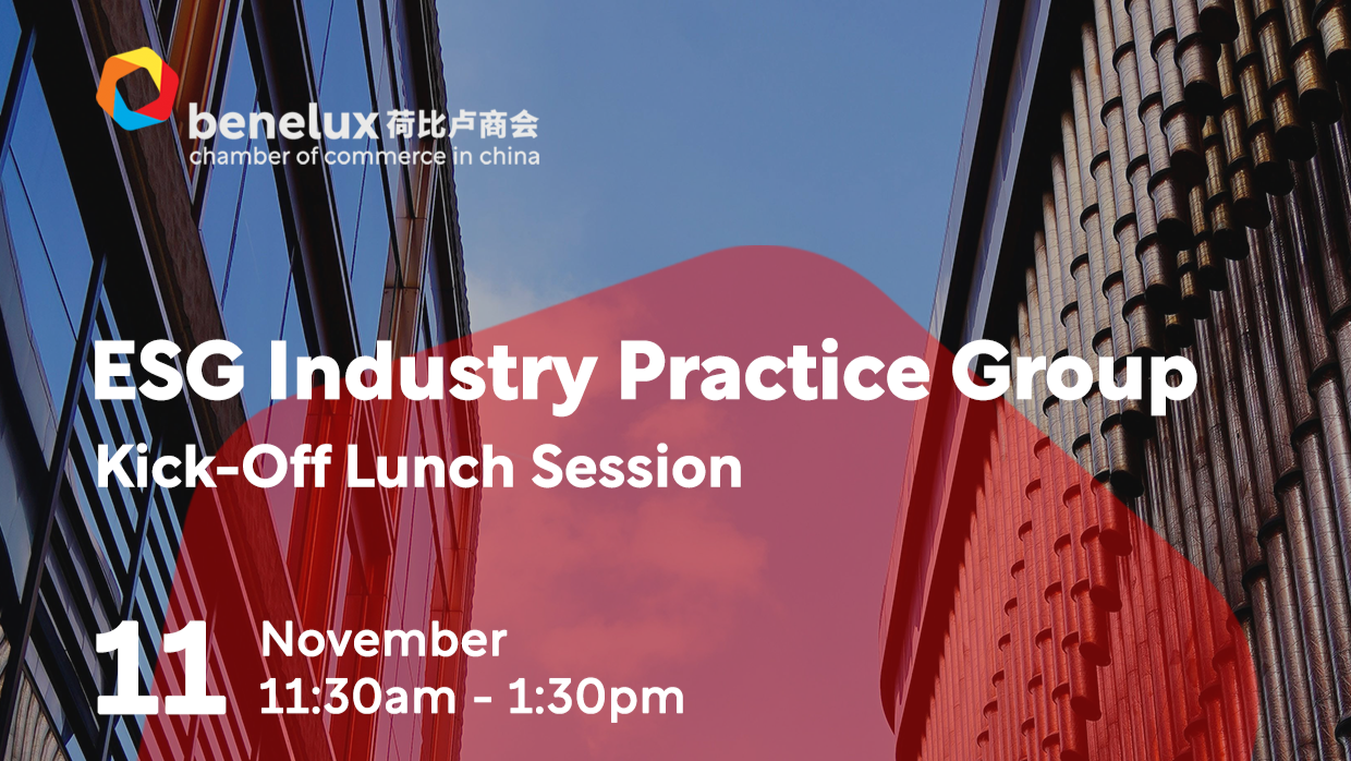 Benelux Chamber ESG Group Kick-Off lunch